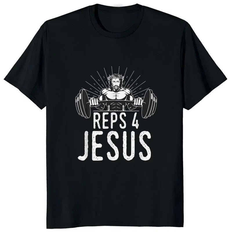 Reps 4 Jesus T-Shirt - Faith Strong FitnessFaith Strong Fitness14:173#YB - 93740 - black;5:100014066