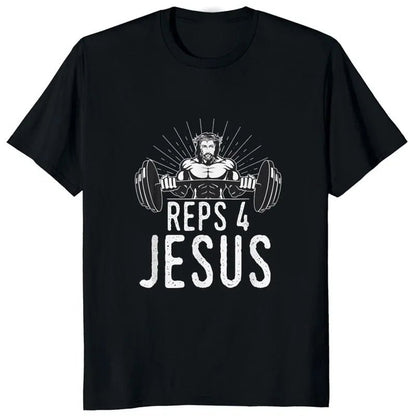 Reps 4 Jesus T-Shirt - Faith Strong FitnessFaith Strong Fitness14:173#YB - 93740 - black;5:100014066